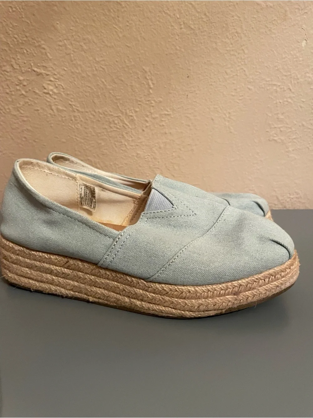 American Eagle Outfitters Denim  Espadrille Platform Slip-On